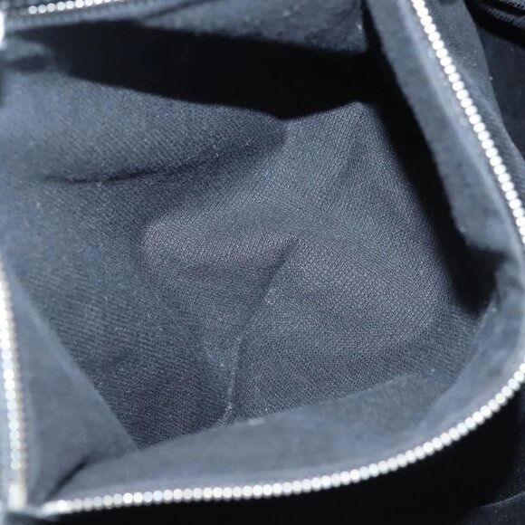 CHANEL Matelasse COCO Mark Tote Bag pile Black Silver CC Auth BA4775 - Picture 13 of 16